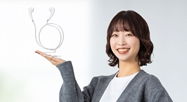 普通のイヤホン