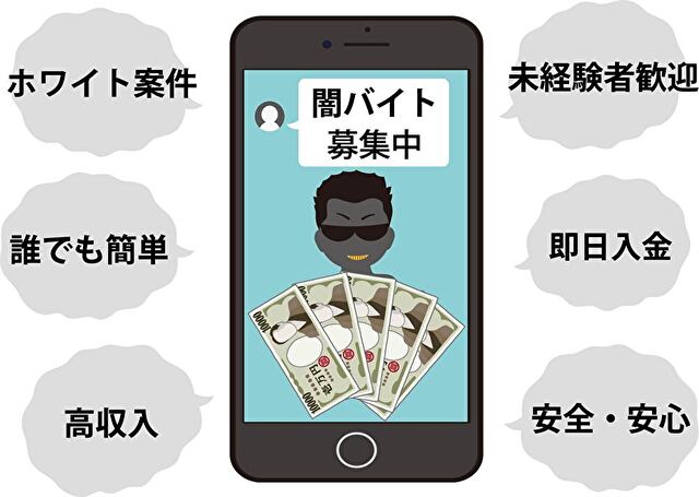 闇バイトの募集広告