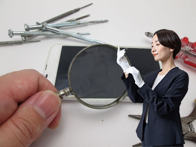 iPhoneを修理する