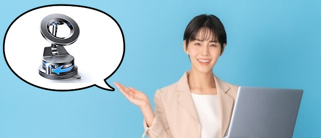 車載スマホホルダーの使い方